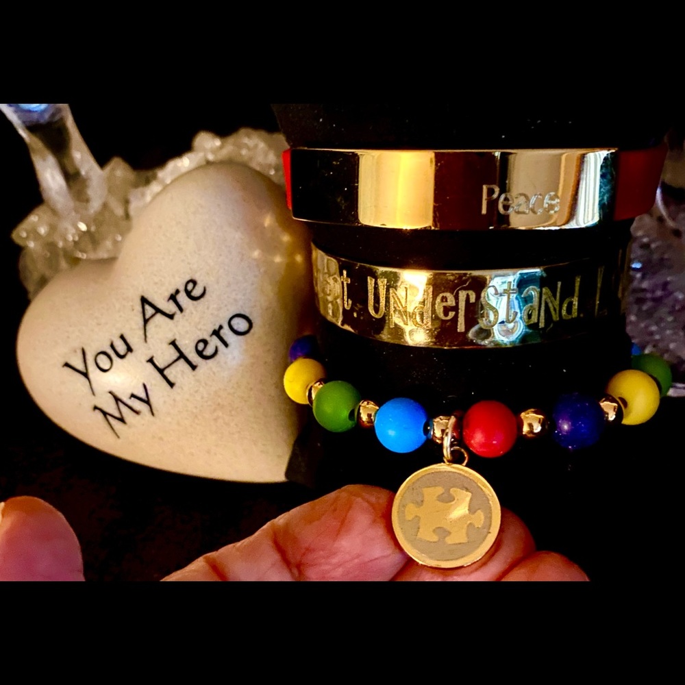 RUSTIC CUFF AUTISM SET w/ bonus cuff